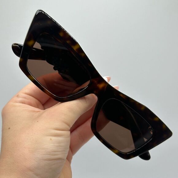 DOLCE&GABBANA Sunglasses DG4435 502/73 Cat Eye Havana Women NEW main image 8